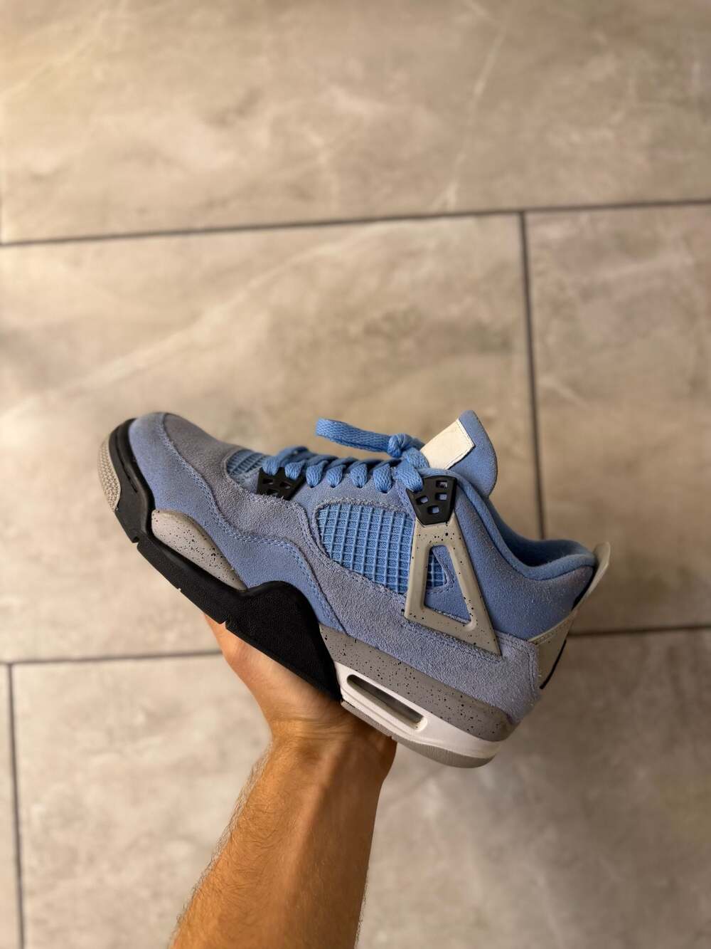 Nike Air Jordan 4 Retro 'University Blue' Sneakers 7Y